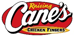 Raising Cane's Chicken Fingers logo.