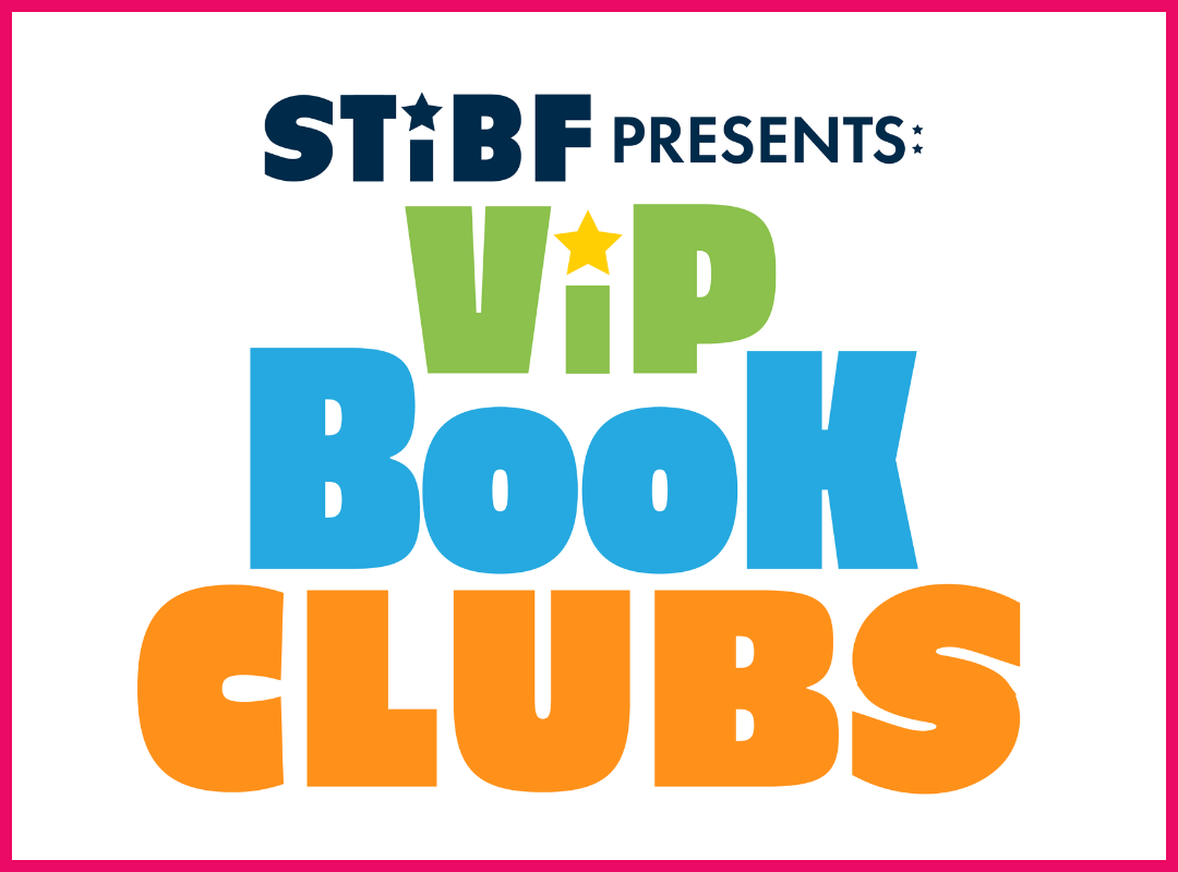 Book Clubs category graphic with illustrated books.