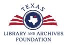 Logo of the Texas Library and Archives Foundation